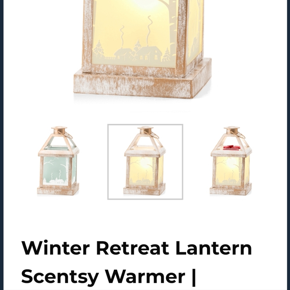 NIB Scentsy Winter Retreat Warmer